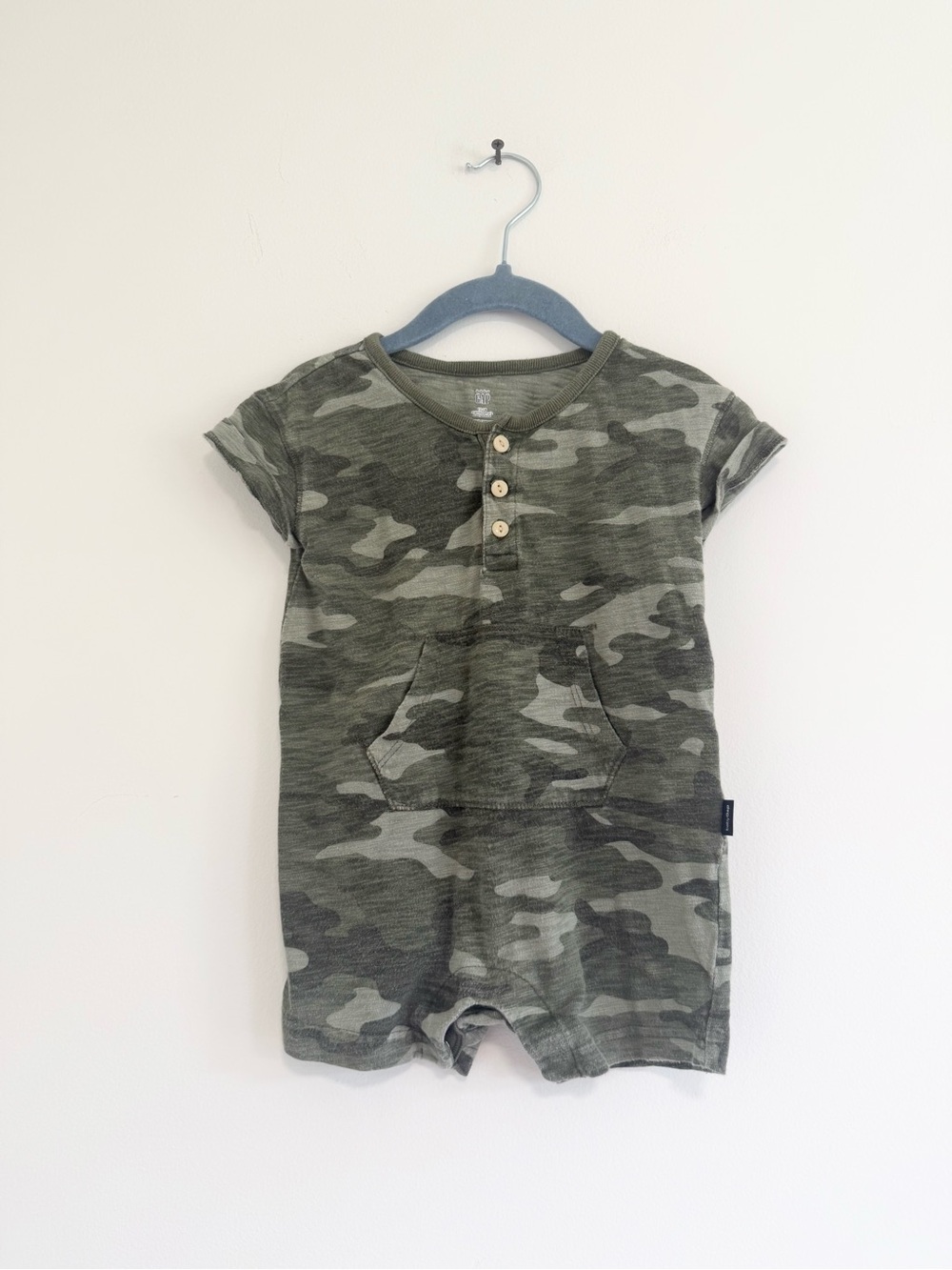 Baby Gap camo romper 12-18 months